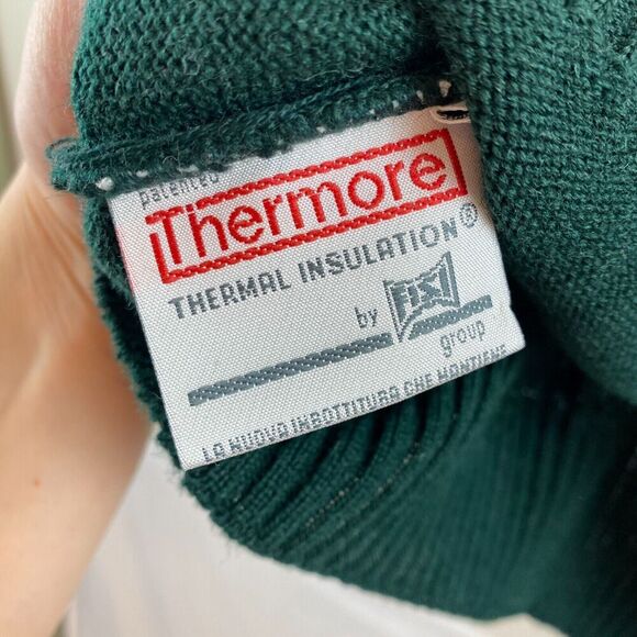 Vintage Paul & Shark Yachting Wool Knit Sweater Elbow Patch Mens size L Green - Picture 6 of 10